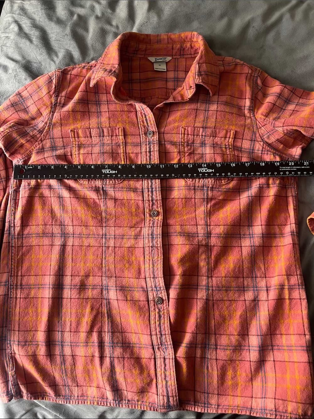 Duluth Trading Co Plaid Button-Down Shirt - Picture 5 of 13